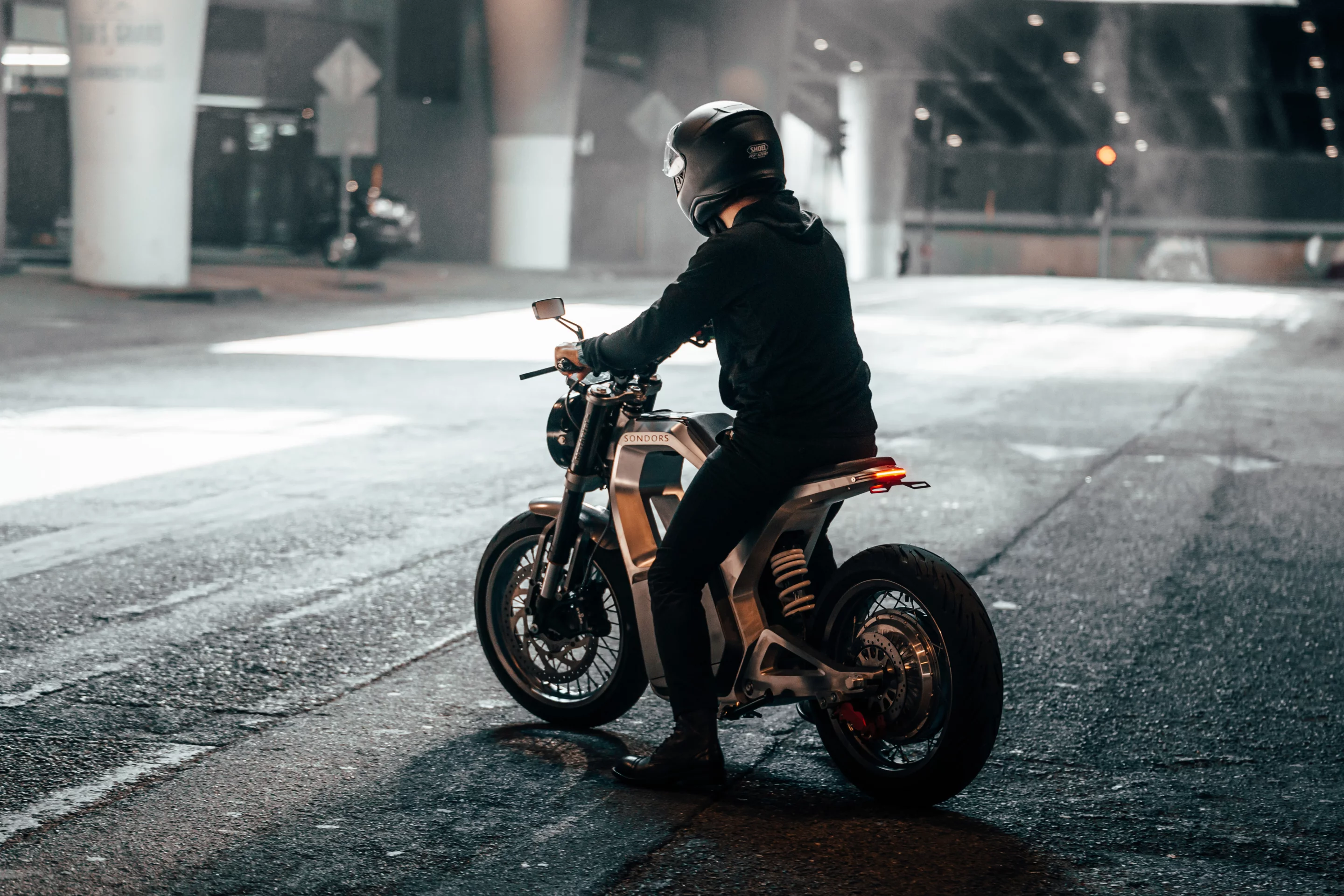 The Metacycle has a seat height of 31 inches