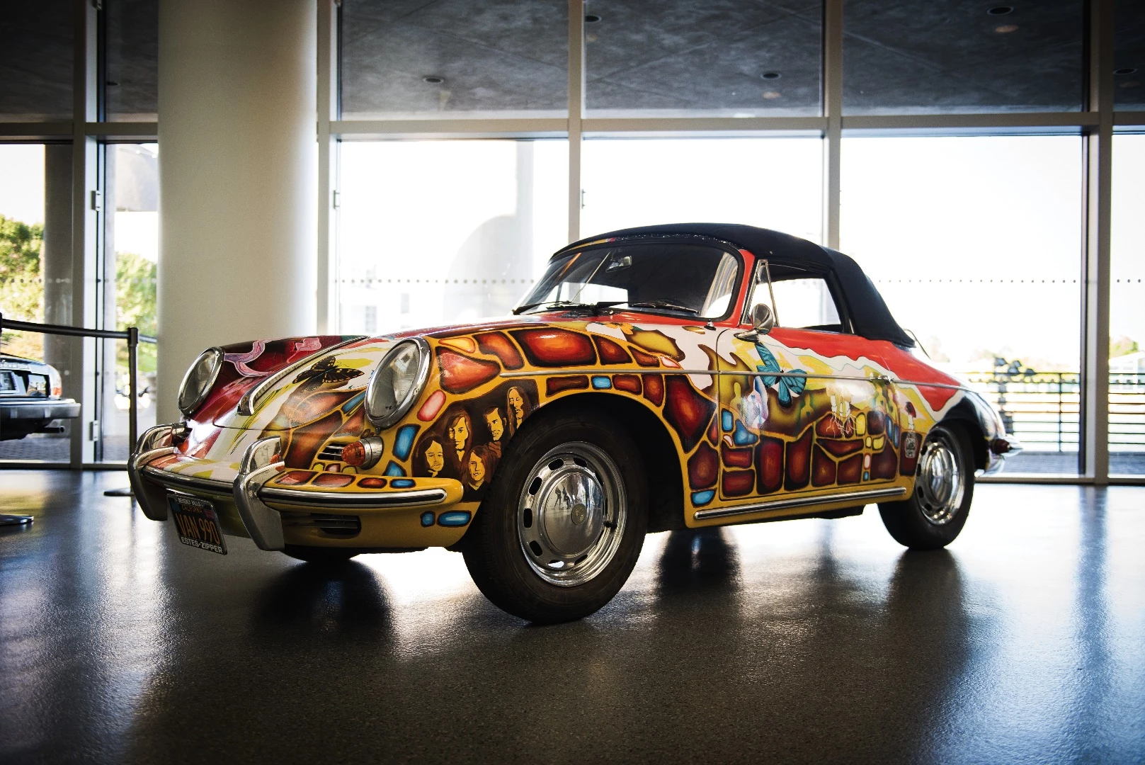 RM-Sotheby's has yet to put an estimate on Janis Joplin’s 1964 Porsche 356 C 1600 SC Cabriolet, and may not do so as it could quite possibly go the same way as the Lennon Roller which Sotheby's sold for ten times it's estimate in 1985. This car is a landmark piece of cultural memorabilia, as original and distinctive as it's owner.