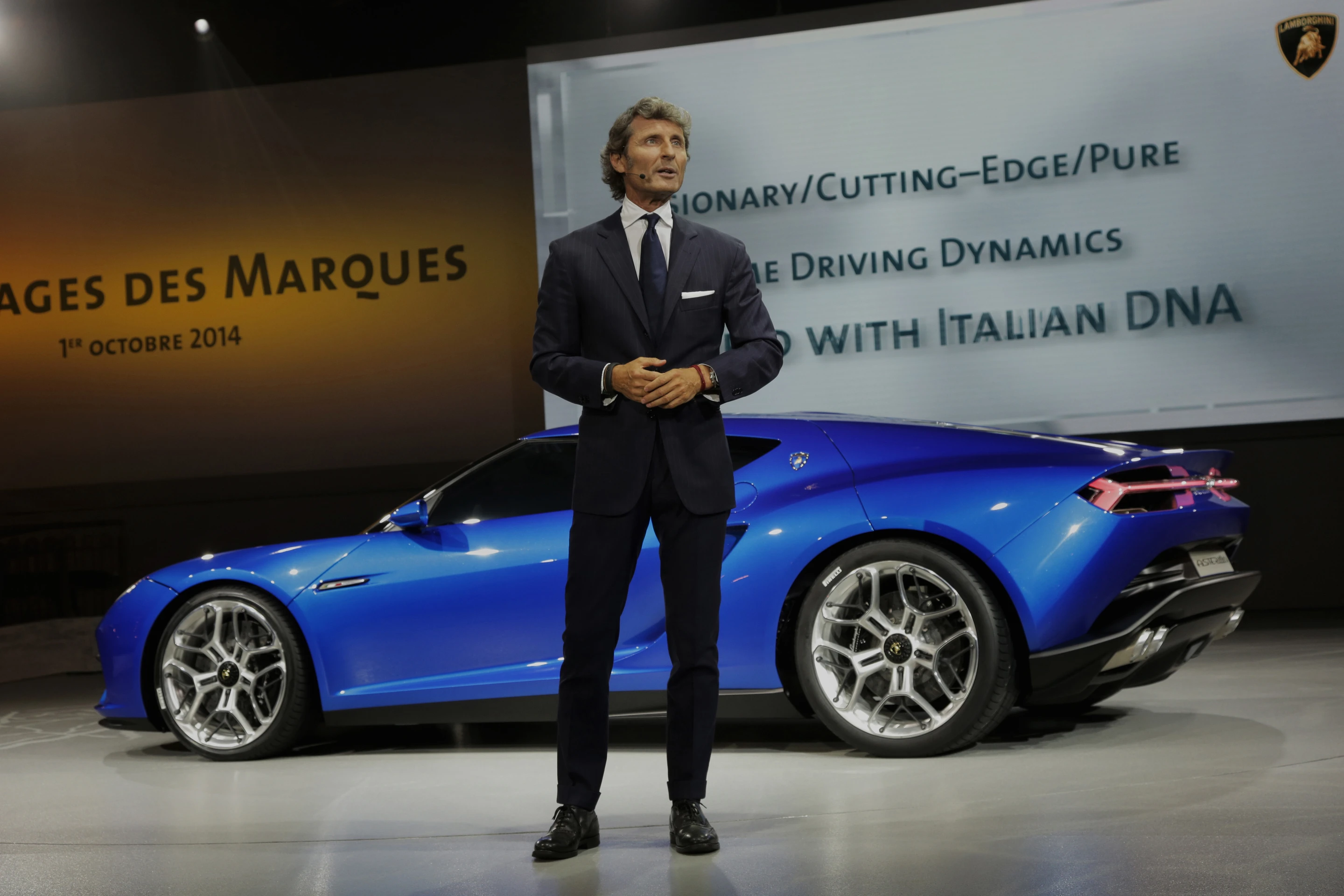 Stephan Winkelmann and the Lamborghini Asterion LPI 910-4