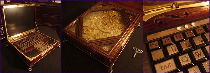 Richard "Datamancer" Nagy has recently announced that he's ready to start building and selling Steampunk Laptops (Photo: Richard Nagy)