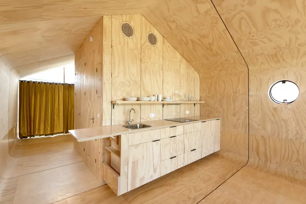 The Wikkelhouse's kitchen unit