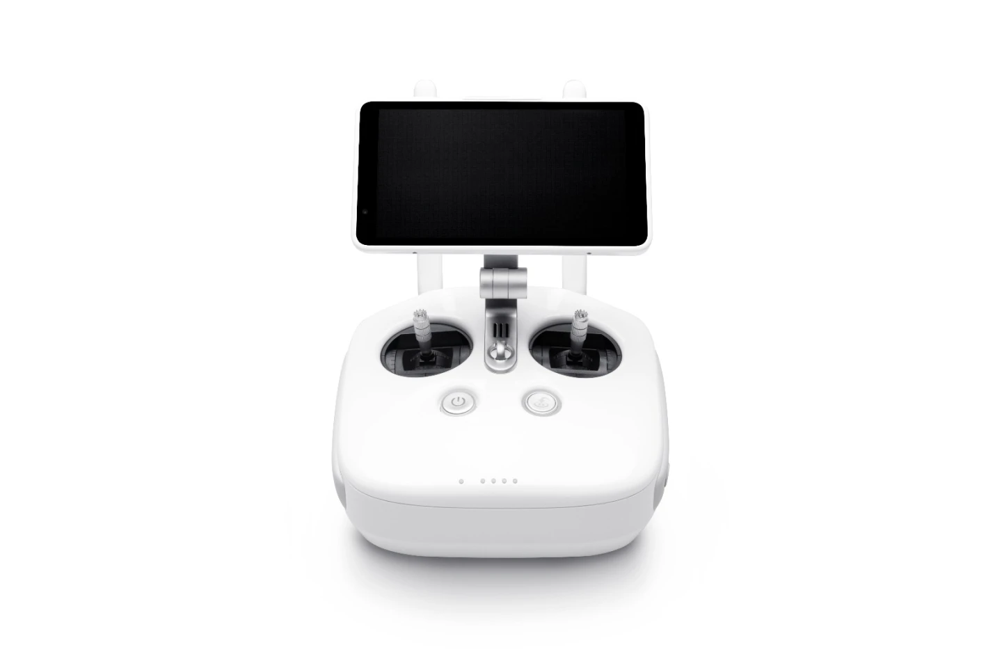 DJI Phantom 4 Pro: touch screen unit has MicroSD card and HDMI out to encourage instant editing and sharing of content