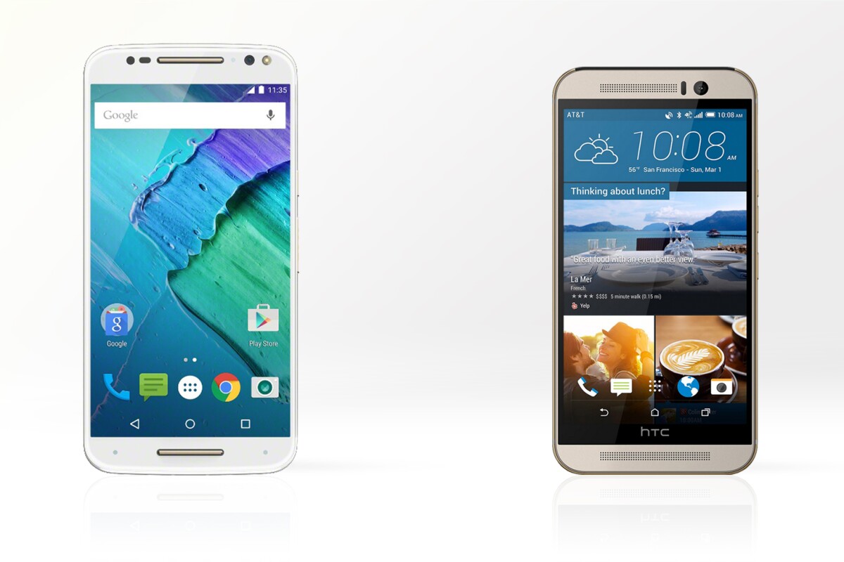 How do HTC and Motorola's 2015 flagships compare?