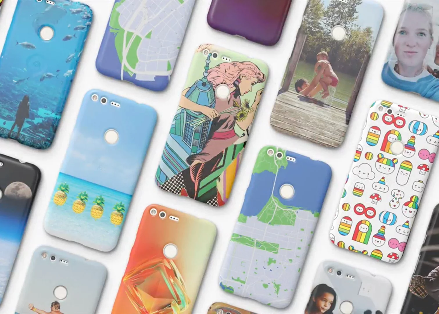 A new range of customized cases are going on sale with the phones