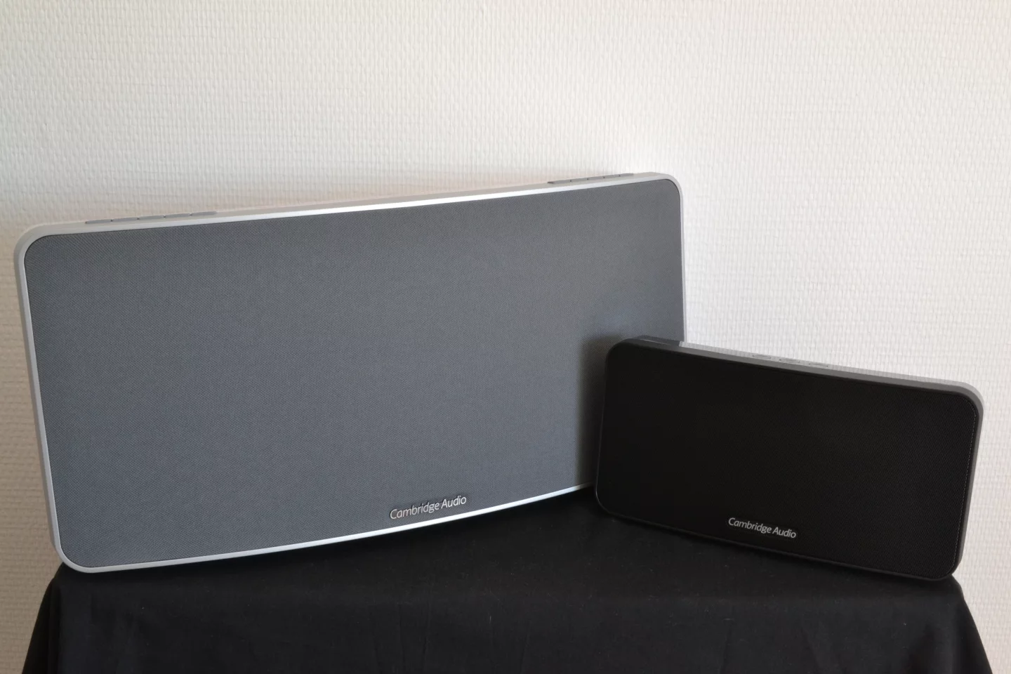 The Minx Air 200 is roughly four times the size of the Minx Go portable Bluetooth speaker