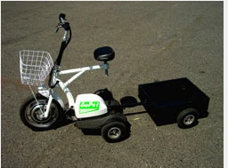 The GoPet comes with basket and optional trailer - ideal for shopping or long days out
