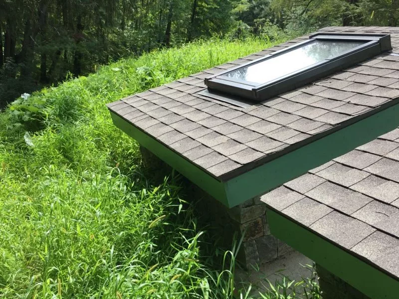 Skylights increase Hobbit Hollow's natural light inside