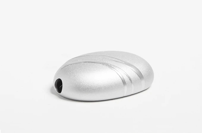 A durable, machined-metal chassis lends Cobble the appearance and feel of a river-worn stone