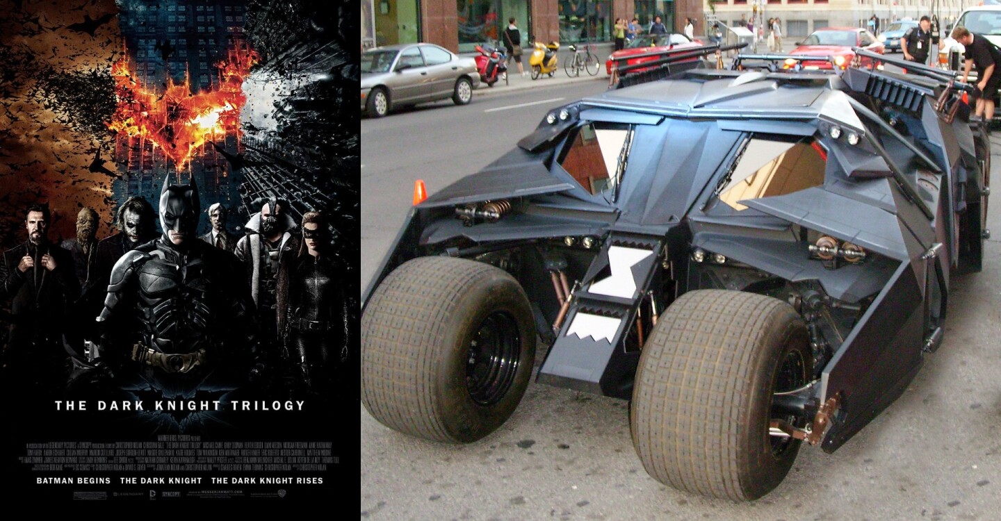 Batmobile "Tumbler" on display in front of Scotiabank Theatre, Toronto, Canada, July 11, 2008. Image: Alexander Laney