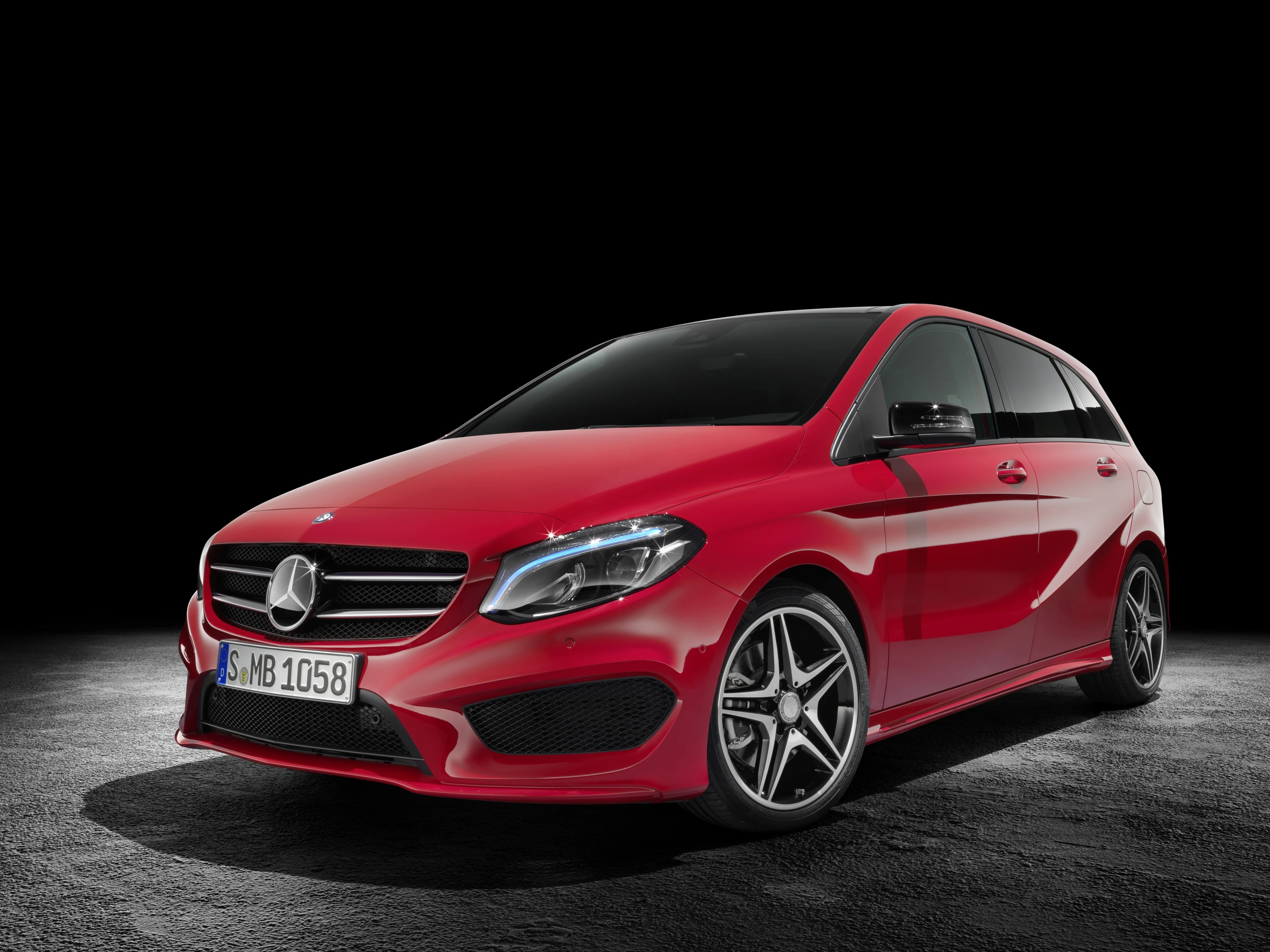 The B-Class benefits from new Daytime Running Lights