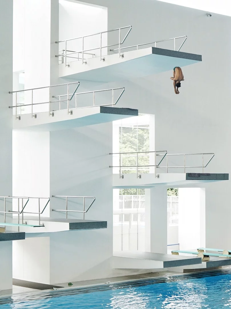 The new aquatic stadium for The 18th Asian Games has just opened in Gelora Bung Karno sports complex, Jakarta. It will be held in two cities, Jakarta and Palembang