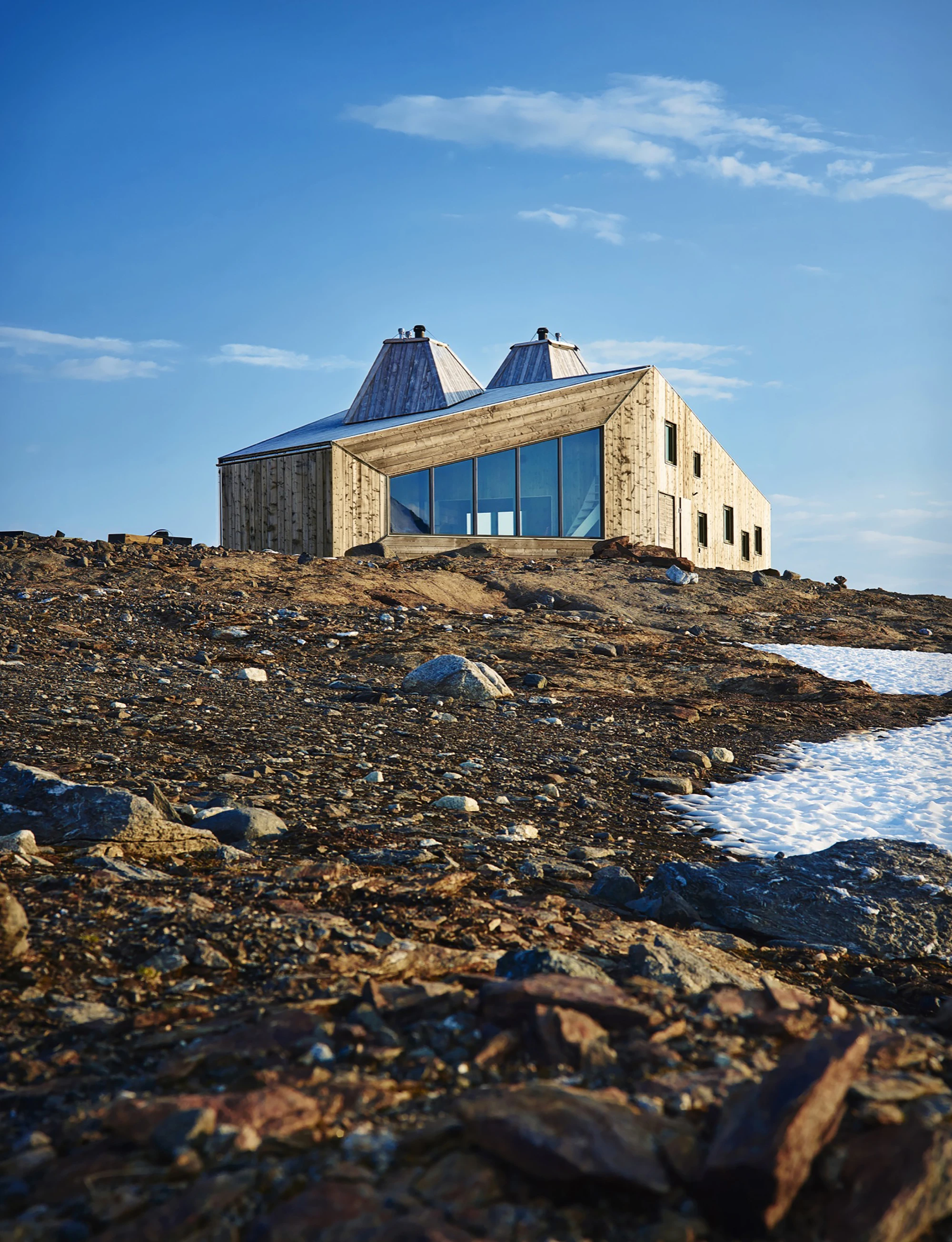 The Rabot Tourist Cabin, by Norwegian architecture firm JVA (Photo: Einar Aslaksen)