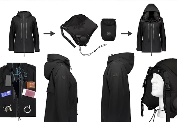 Worldwide patented innovation: The inner hood + 4 straps