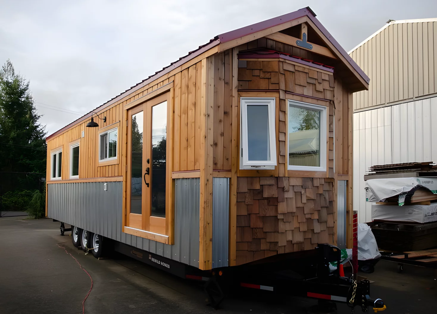 The Huckleberry, by Rewild Homes, is a remarkably spacious and comfortable tiny house for two