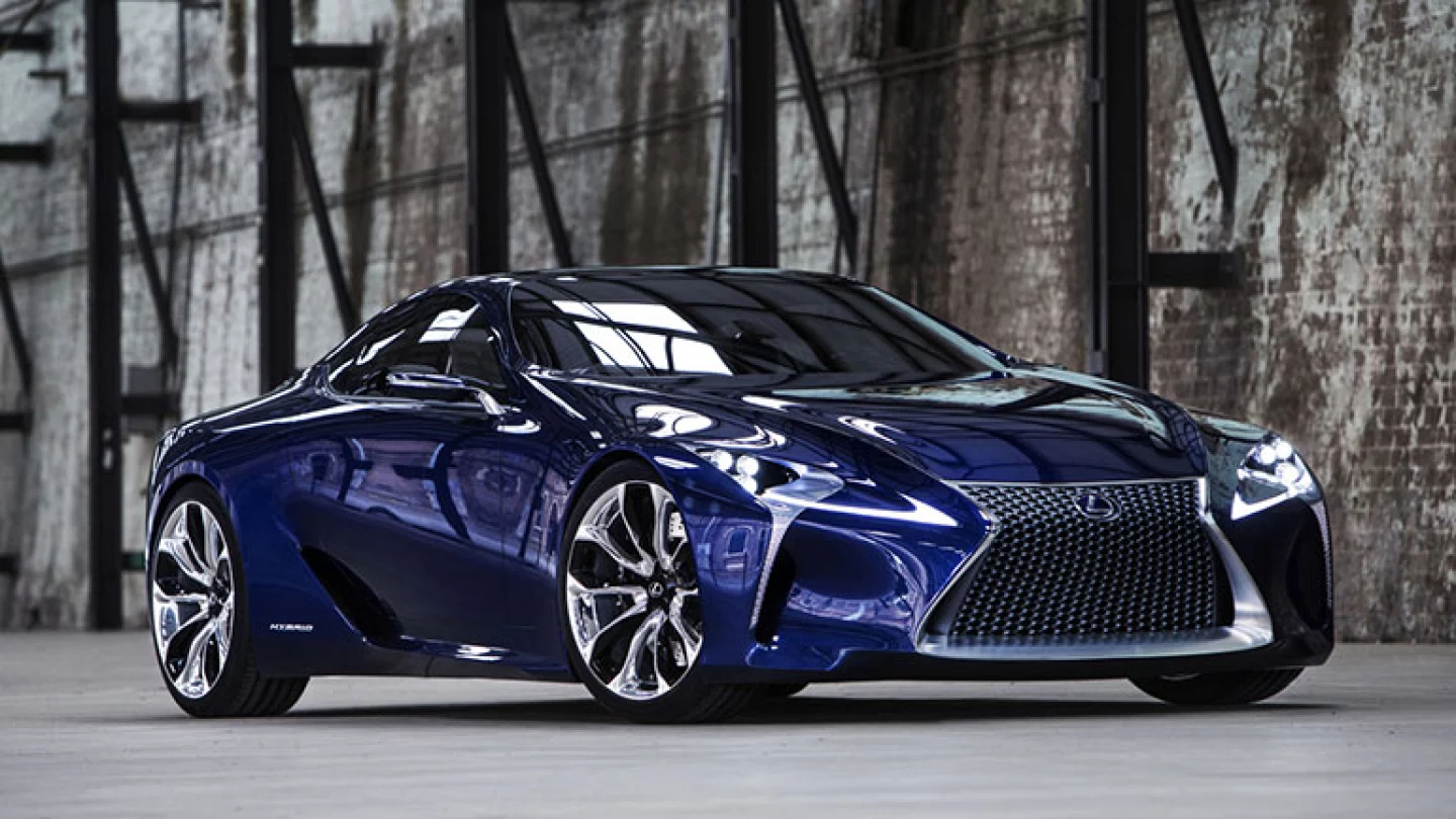 Stunning Lexus LF-LC Blue sports car concept