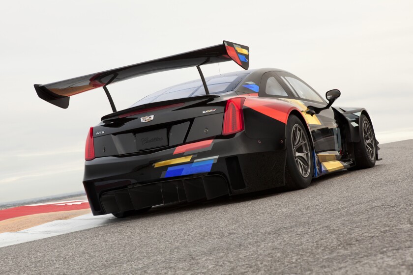A big rear wing and diffuser are a part of the ATS-V.R's aero package
