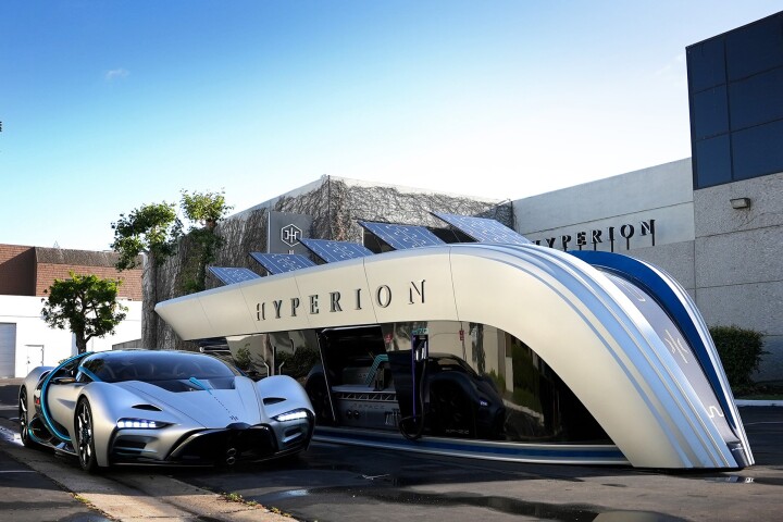 The Hyper:Fuel station is a mobile, self-contained unit that aims to be a fast, low-risk way to create a hydrogen fuelling network across the USA