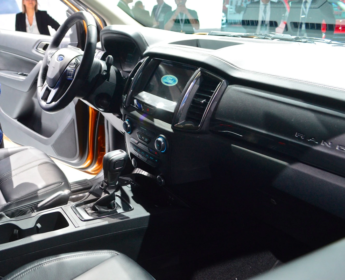 The Ranger comes with an 8-in touchscreen and available Sync 3 infotainment