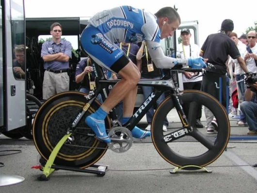 Lance warms up on the TTX