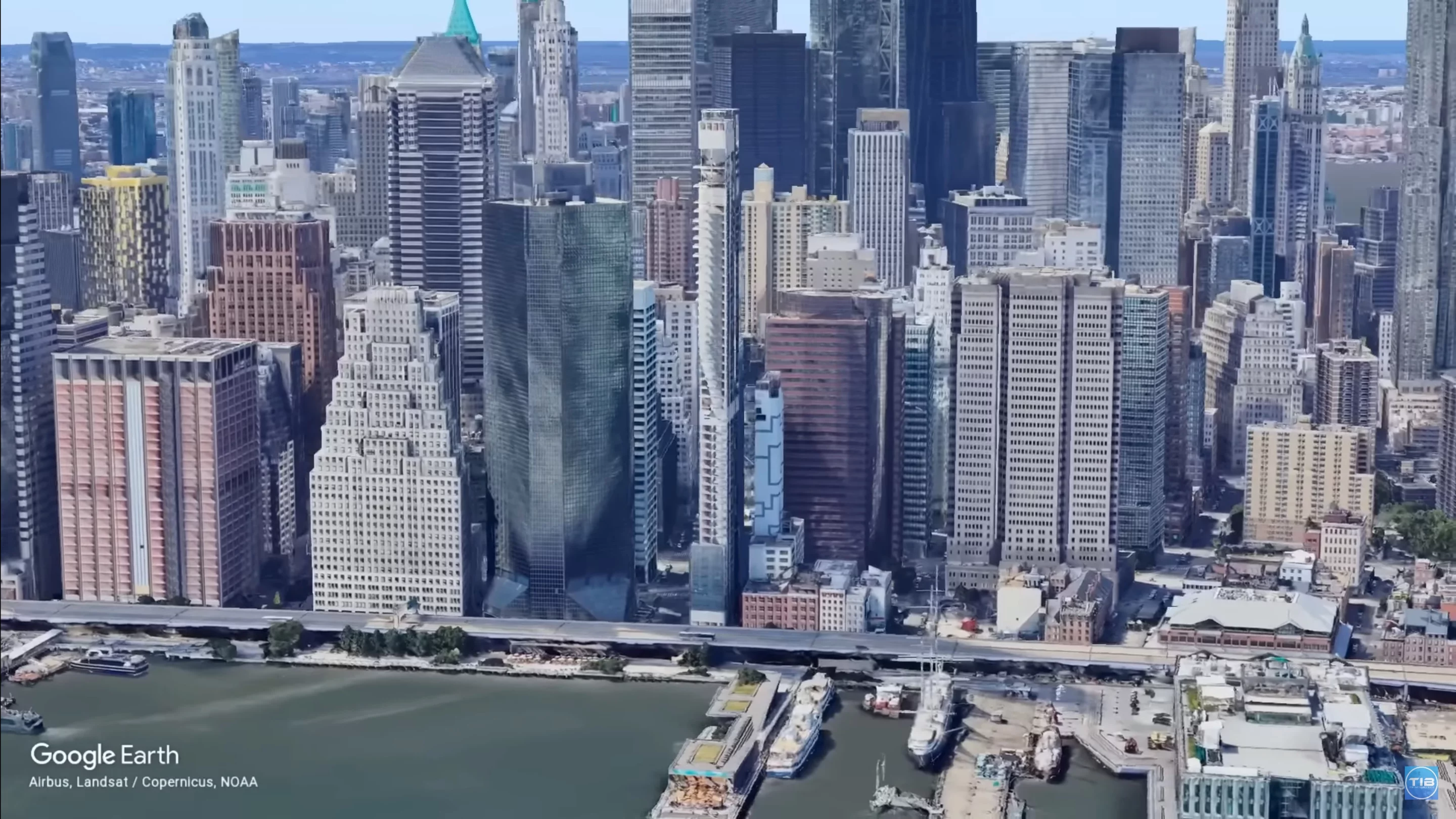 A Google Earth look at 161 Maiden Lane