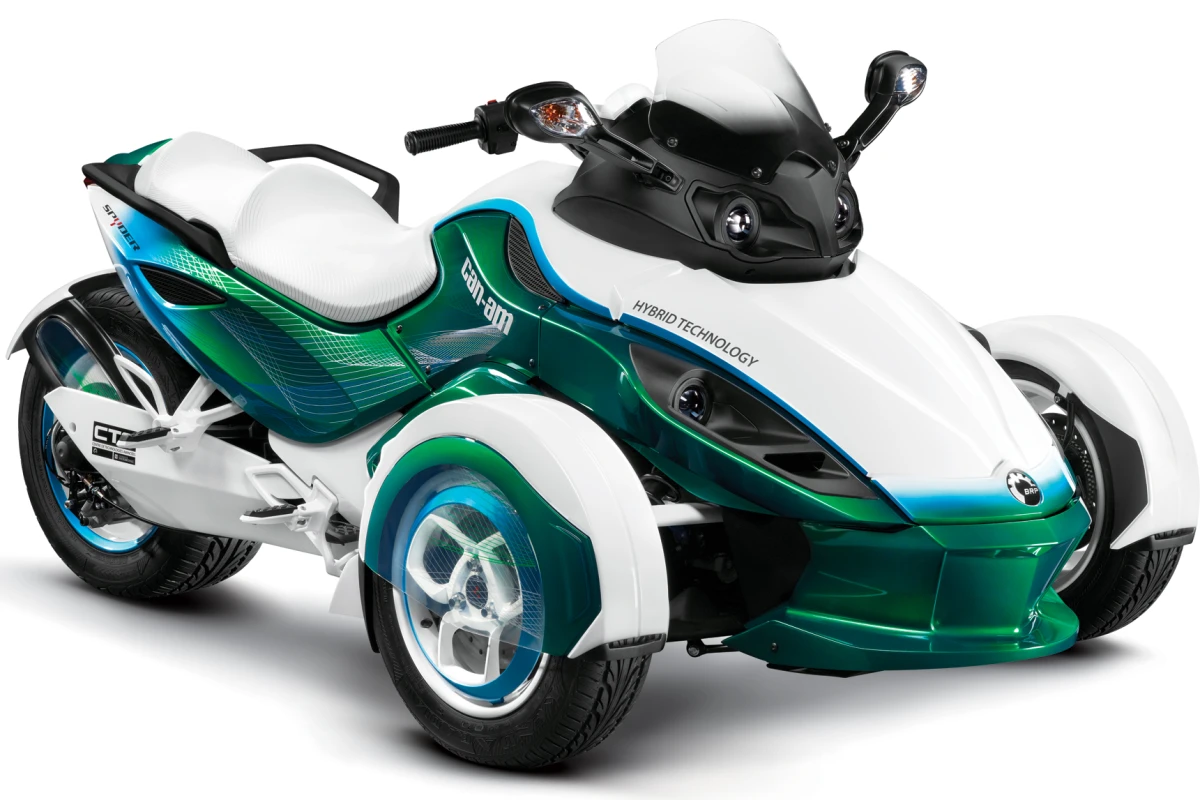 A hybrid version BRP's Can-Am Spyder roadster is under development