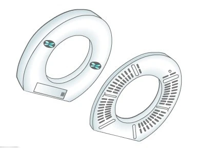 The two sections of the "Breezy Seat"