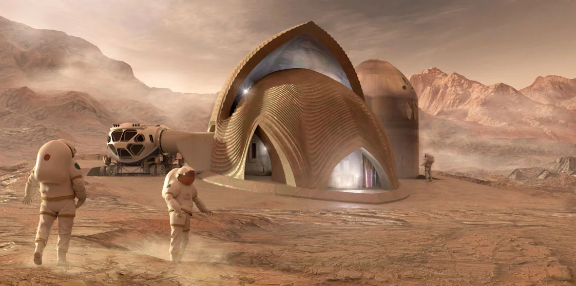 Team SEArch+/Apis Cor of New York is the fourth-place winner in NASA’s 3D-Printed Habitat Challenge, Phase 3: Level 1 competition
