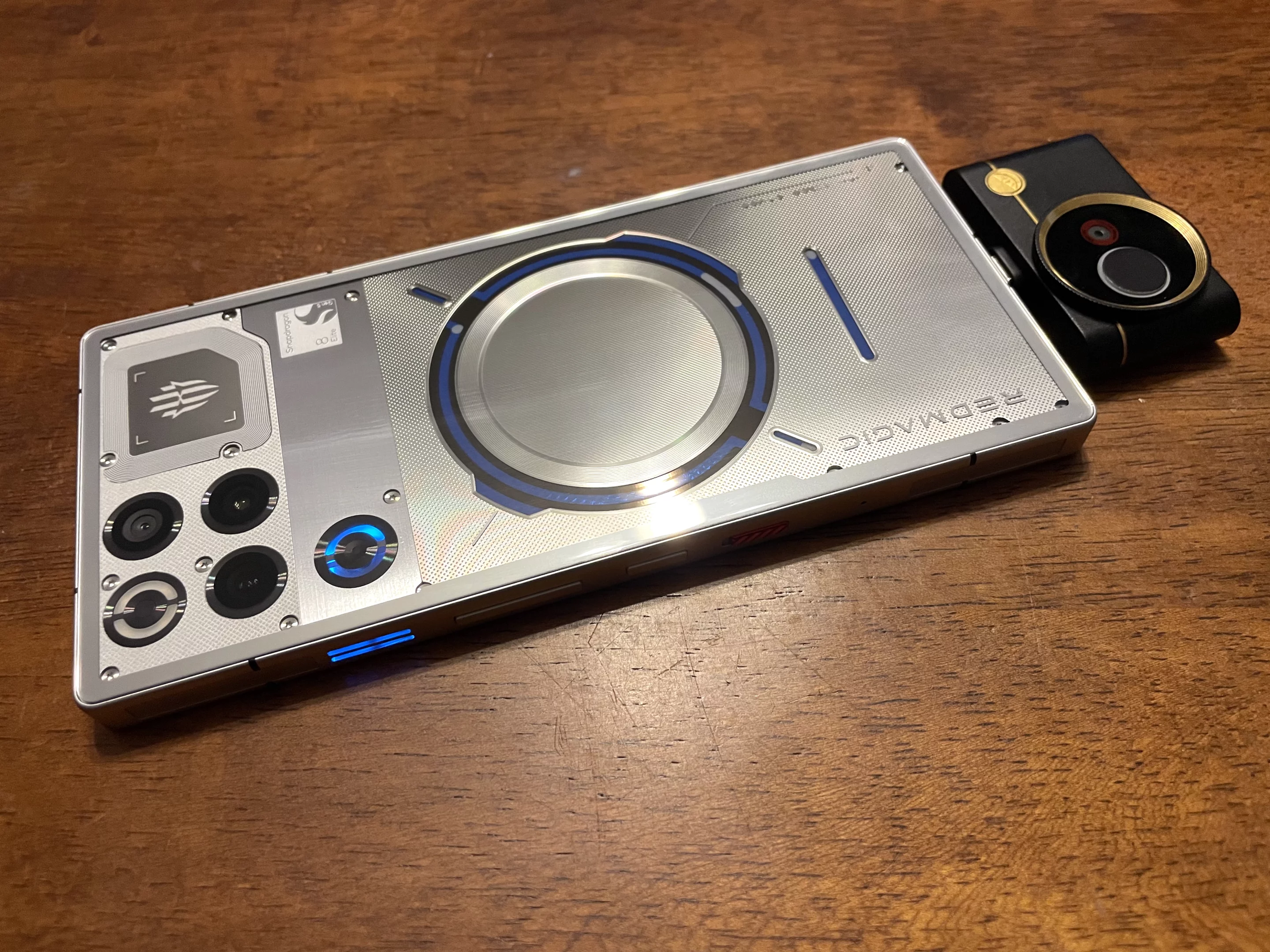 The phone shows you just how small this clever gadget is