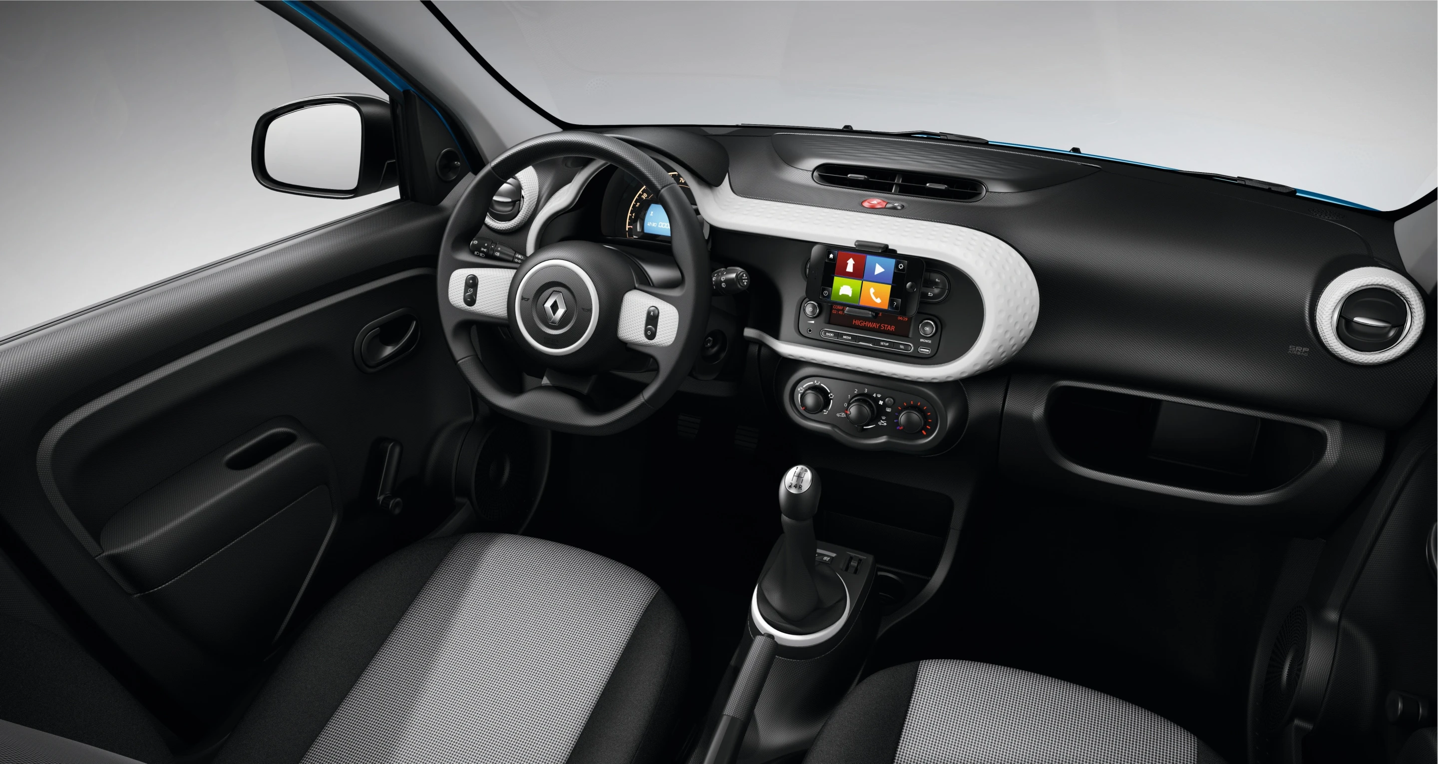 Renault Twingo cockpit with interior trim