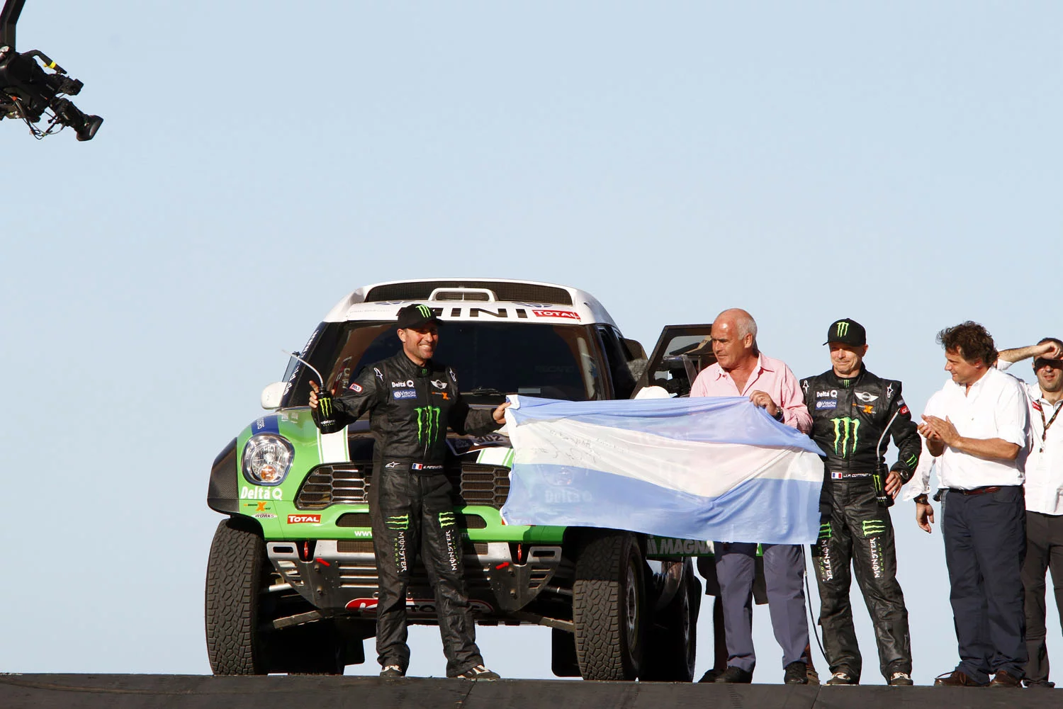 Peterhansel and his MINI ALL4 Racing