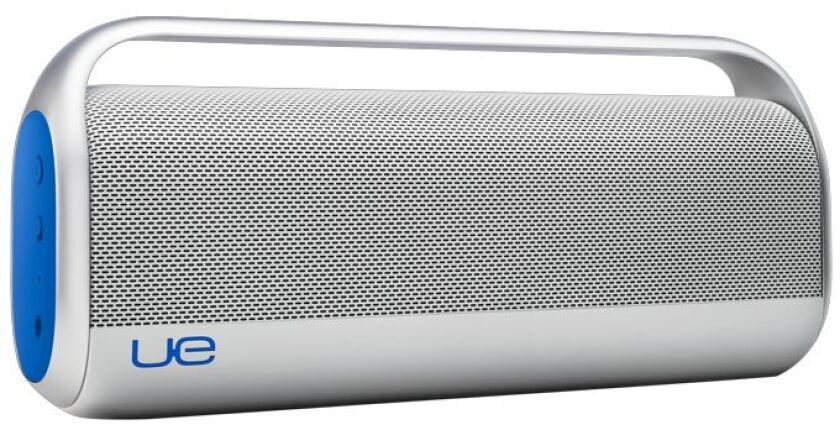 The UE Boombox connects via Bluetooth and is easy to carry
