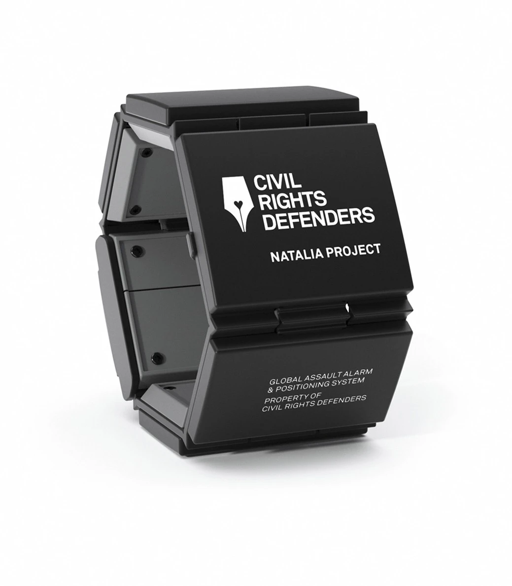 The Natalia Project bracelets send out an automatic alarm in the event of an assault
