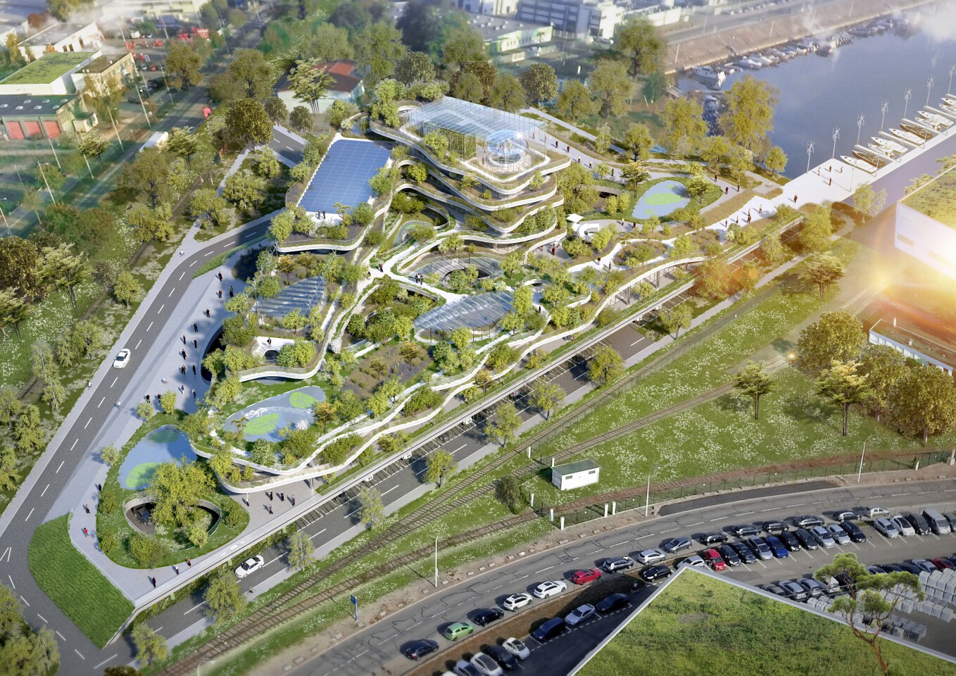 Semaphore will feature significant sustainable technology, including solar power, wind turbines and rainwater collection