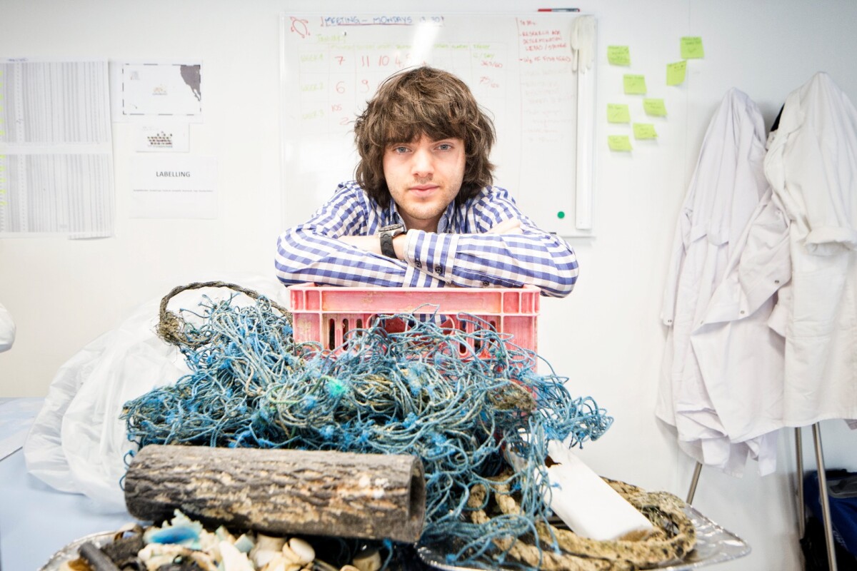 Boyan Slat's Ocean Cleanup Project aims to collect plastic waste with huge floating arms