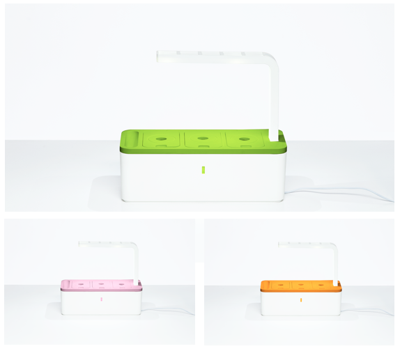 The Smart Herb Garden will come in a variety of colors