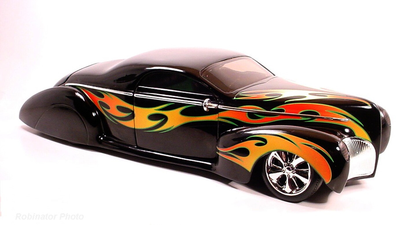 This Lincoln Zephyr moved into mainstream culture when Mattell built a 1/18 scale model of the car for it's top selling Hot Wheels range (inset) of toy cars, ensuring it became one of the most instantly recognisable cars on the planet for a generation.
