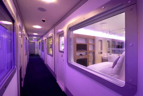Inspired by the luxury experience of air travel, Yotel a 'first class' hotel concept offered at an affordable price (Image: Yotel)