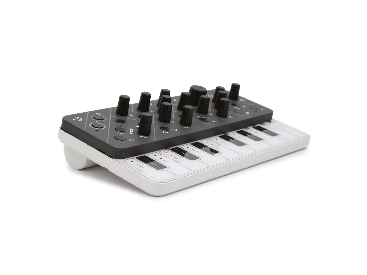 Modal says that the Skulpt is small enough to fit in a backpack, can run of battery power for 12 hours and brings "big features" to a musician's rig