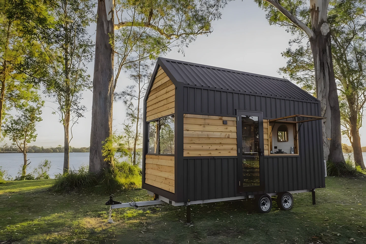 Compact Linear House Compact tiny house sleeps up to four with smart design