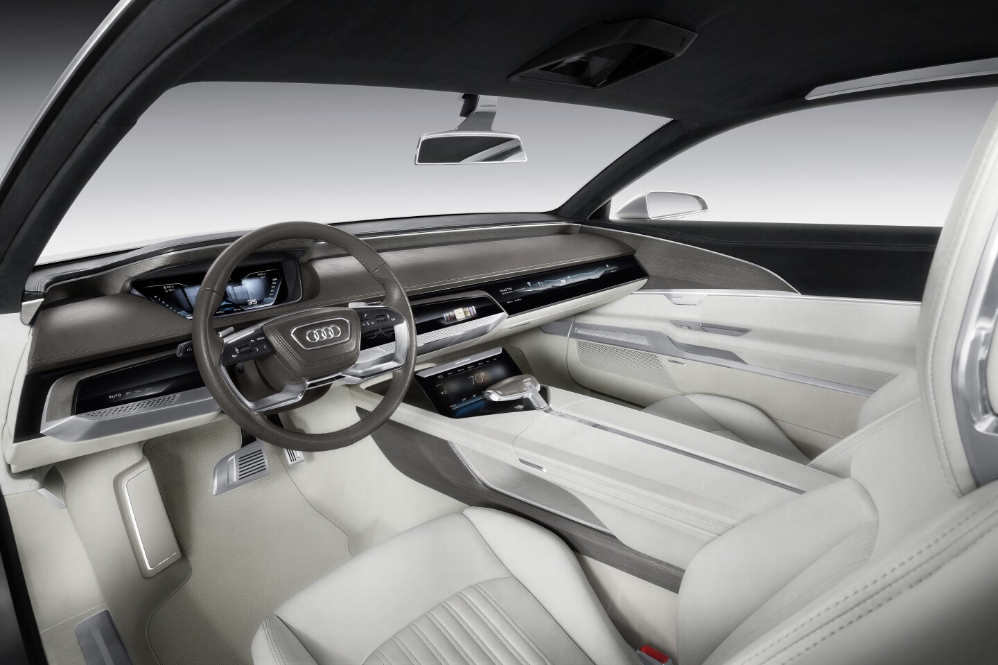 The entire dashboard has a digital design