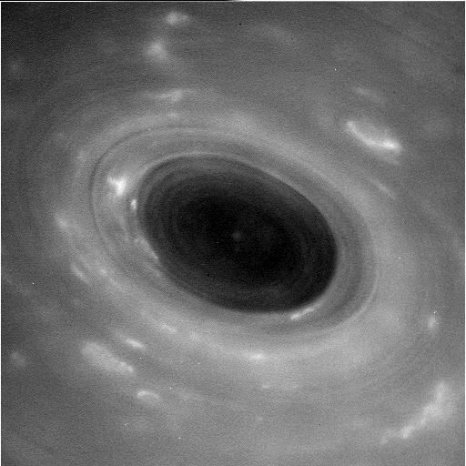 An unprocessed view of Saturn's atmosphere captured by Cassini during its Apr. 26 dive