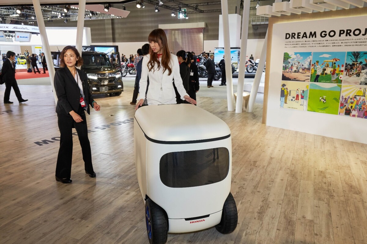 Honda's RoboCas concept at the 2017 Tokyo Motor Show