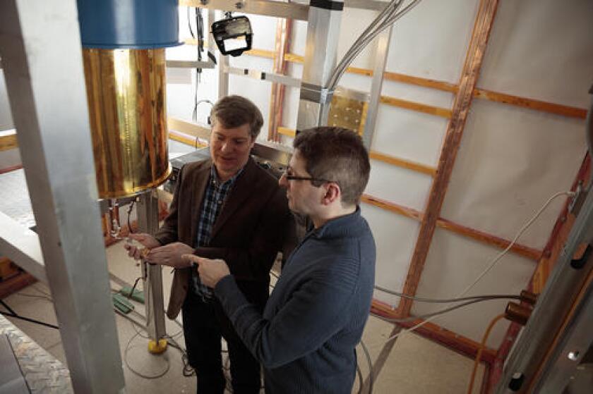 Jonathan Baugh and Francois Sfigakis at the Institute for Quantum Computing in Waterloo