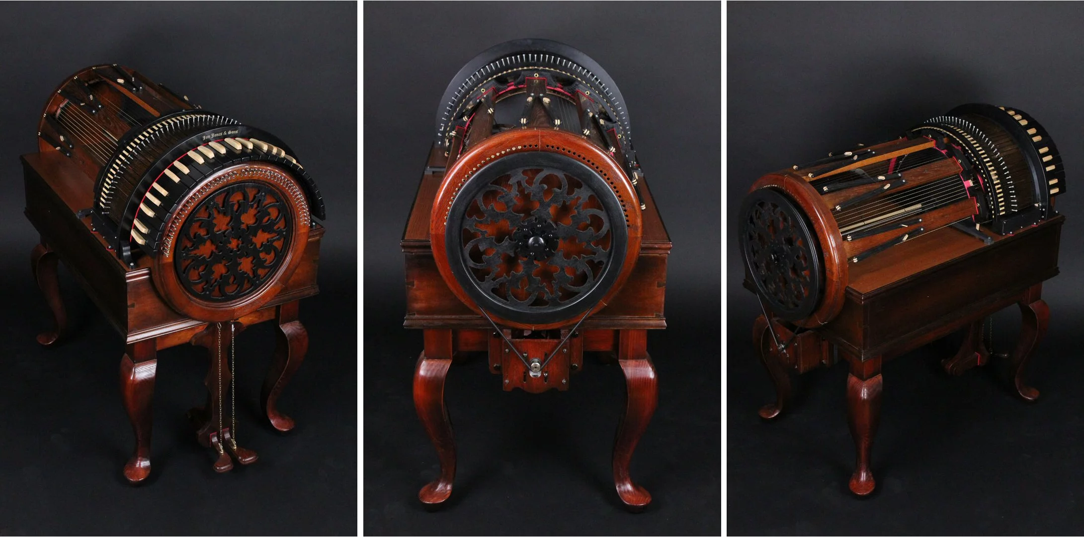 Jon Jones & Sons and Antiquity Music have debuted an intriguing vintage-looking new instrument called the Wheelharp at NAMM