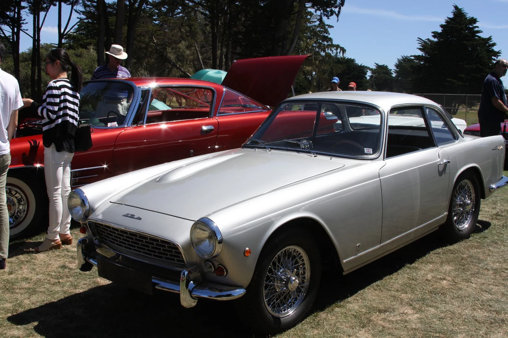 This car is based on a Triumph TR-4 Chassis