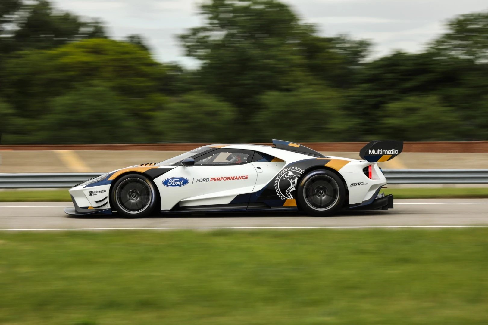 Ford says the aero package of the Ford GT Mk II produces 400 percent more downforce