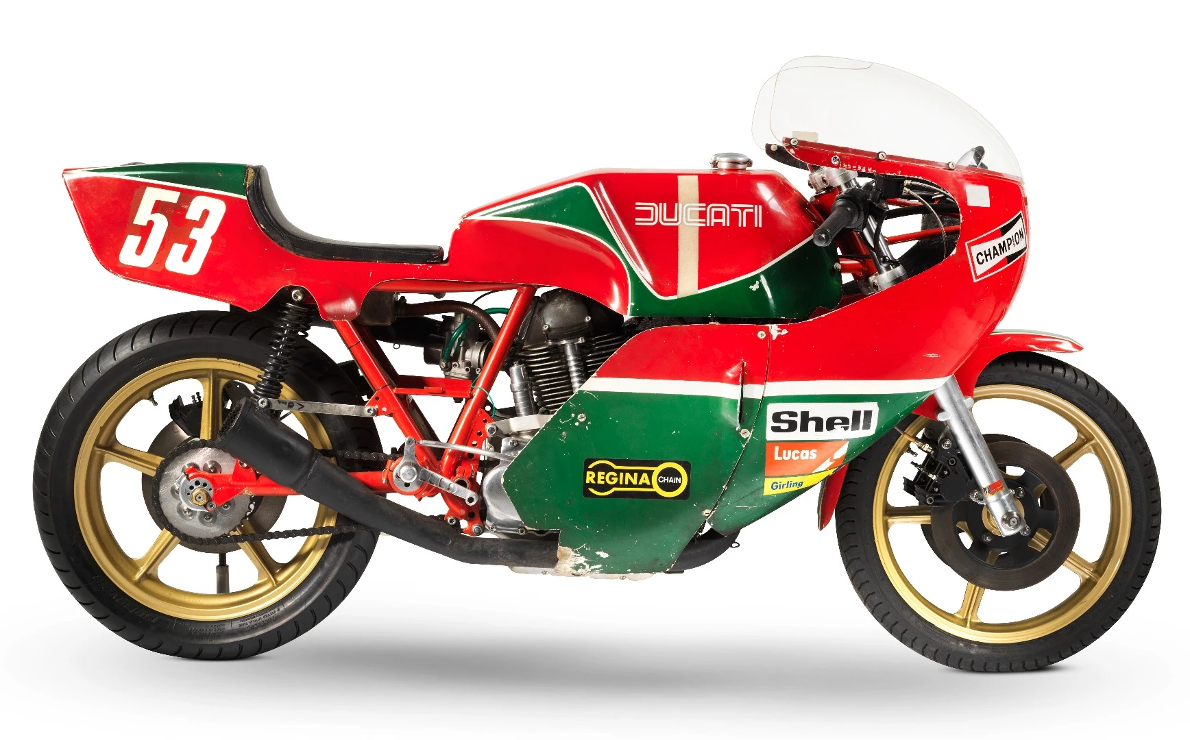 Of particular interest due to some prior stellar prices for the model, a 1977 ex-works, NCR Ducati 905cc Production Racer ridden by Roger Nicholls in the Isle of Man TT Formula 1 race fetched £59,740 (US$72,650).