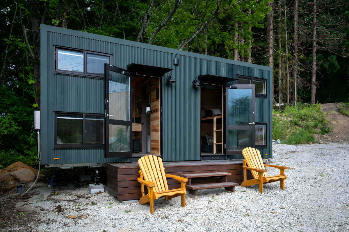This ingenious tiny house is almost like two homes in one