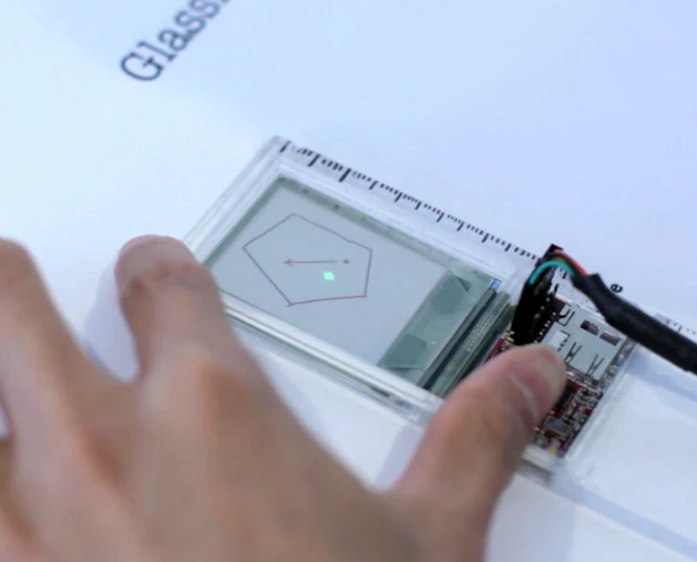 Once drawn, a digitizer captures the pen strokes within the display
