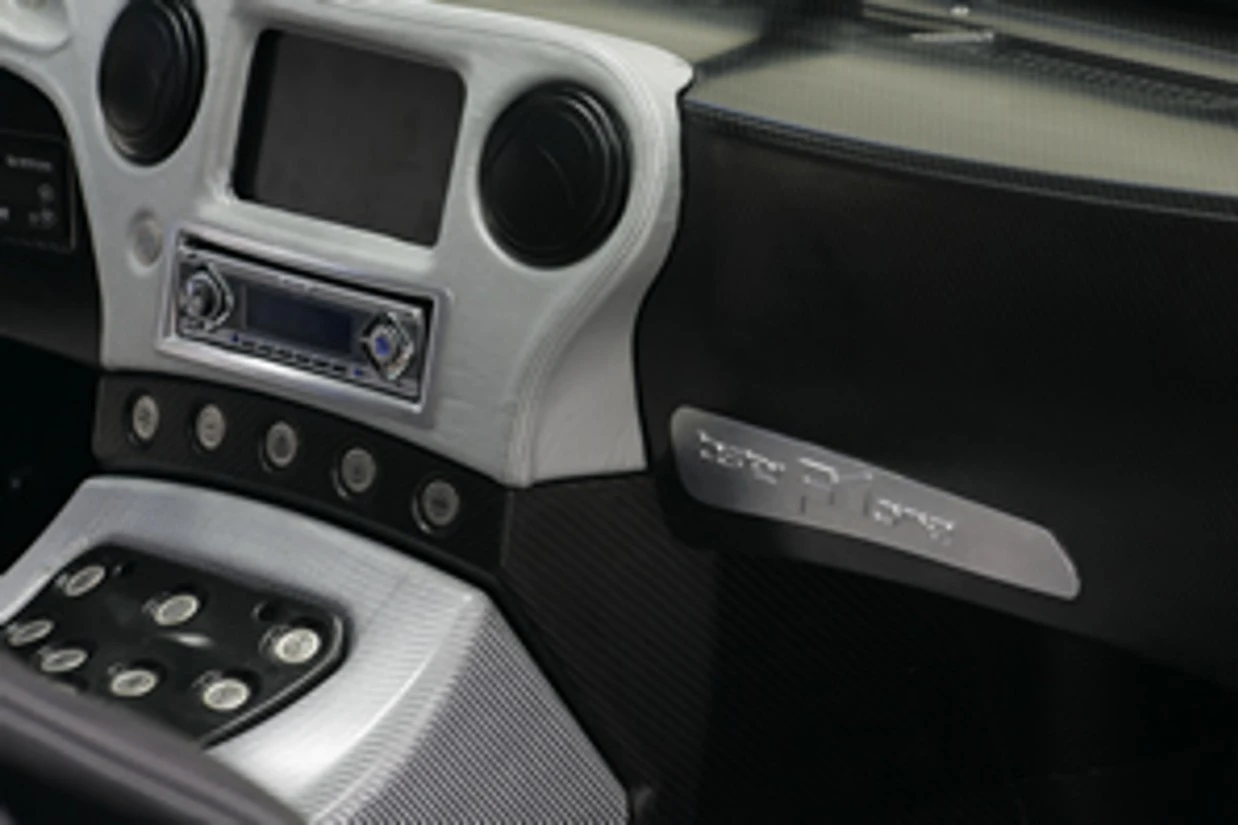 The Weber FasterOne interior